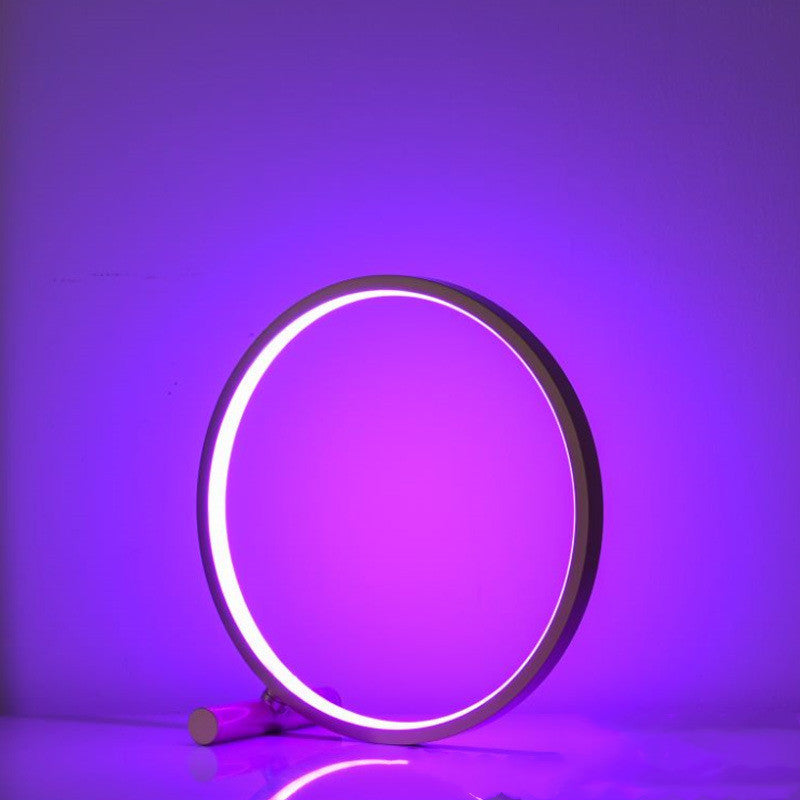Nordic Simple Usb Table Lamp Rgb Atmosphere Lamp Led Decorative Lamp Creative Personality Eye Protection Bedroom Bedside Lamp Manufacturer