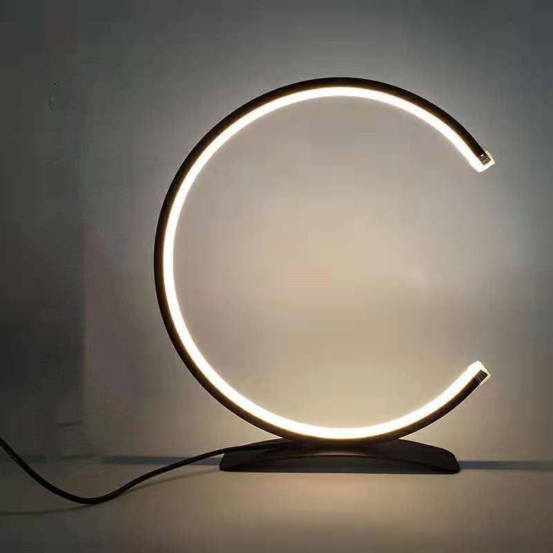 Letter LED Table Lamp Eye Protection Three-tone Light Smart Table Lamp Night Light