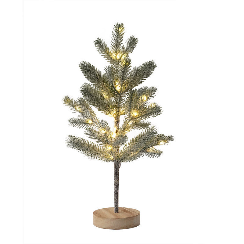 Decorative Lighted LED Battery Operated PineTree Lamp DIY Artificial Tree Lights TableTop Bonsai Light For Christmas Valentines