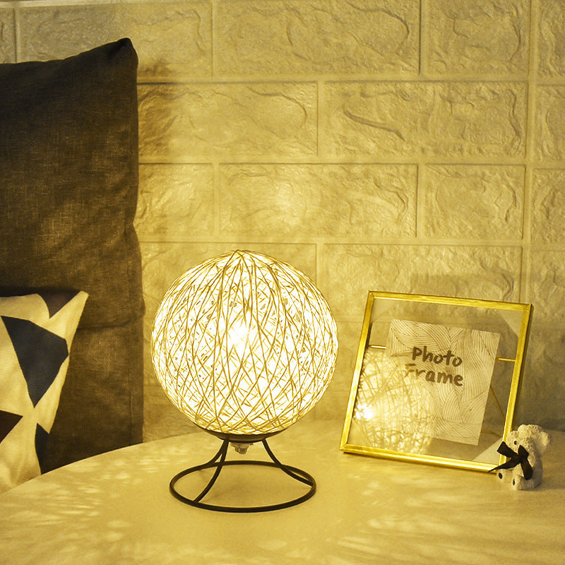 Nordic Vine Bal Lamp LED Decoration Small Night Lamp Creative Starry Sky USB Table Lamp Bedroom Bedside Children